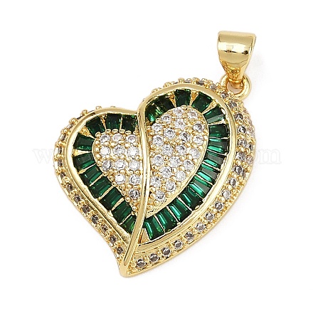 Латунные микро проложить кубического циркония подвески KK-S526-15G-B-1