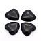 Synthetic Blue Goldstone Cabochons, Heart, 29~30x29~30x6~8mm