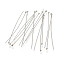 Tarnish Resistant 304 Stainless Steel Ball Head pins, Stainless Steel Color, 70x0.5mm, pin: 0.5mm