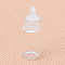 Glass Bottles, Beads Containers, with Plastic Tampions, Column, Clear, 29x11mm, Hole: 7mm, Capacity: 1.5ml(0.05 fl. oz)
