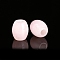 Natural Rose Quartz Large Hole Barrel Beads, European Beads, 18x16mm, Hole: 6mm