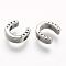 304 Stainless Steel Beads, Horseshoes, Antique Silver, 9.5x10x3mm, Hole: 2mm