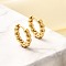 Rack Plating Round Brass Hoop Earrings for Women, Cadmium Free & Lead Free, Long-Lasting Plated, Real 18K Gold Plated, 9.5~10x2.5mm