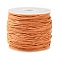 23M Waxed Cotton Thread Cords, Macrame Artisan String for Jewelry Making, with Plastic Spools, Coral, 1mm, about 25.15 Yards(23m)/Set