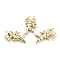 Brass Pendants, Long-Lasting Plated, Cupid, Real 24K Gold Plated, 29x16x5mm, Hole: 0.8mm