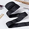 10M Flat Elastic Rubber Band, Webbing Garment Sewing Accessories, Black, 50mm