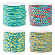 4 рулон хлопчатобумажной нитки для плетения 4 цветов&nbsp;OCOR-TA0002-76-2