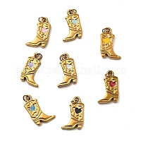 Подвески из нержавеющей стали 304 с эмалью&nbsp;STAS-B097-26G-03