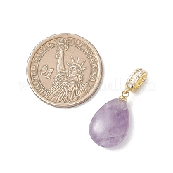 Подвески из натурального аметиста&nbsp;PALLOY-JF04935