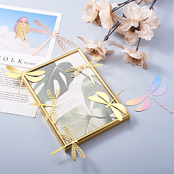 12 комплект 6 стилей ПВХ 3D имитация ажурных наклеек на стену в виде стрекозы&nbsp;DIY-CF0001-04