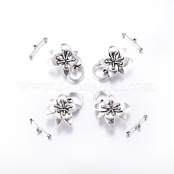 Застежка тоггл из сплава&nbsp;LS-PALLOY-A20004-AS-LF