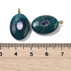 Подвески из натурального апатита и кубического циркония&nbsp;X-G-Z076-01G-09