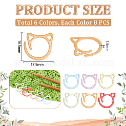 48шт. 6-х цветный инструмент для вязания утюгом&nbsp;DIY-UN0007-63