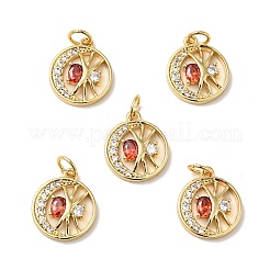 Подвески из латуни с микро павекубическим цирконием&nbsp;KK-H431-26G