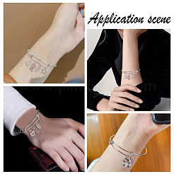 12шт регулируемый браслет из нержавеющей стали 201 изготовление&nbsp;STAS-SC0003-80