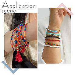 288 г наборы стеклянных бусин 24 стиля&nbsp;SEED-GO0001-08