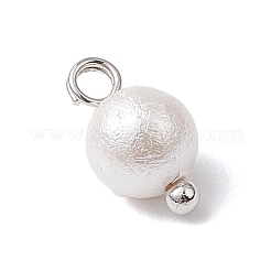 Круглые подвески из жемчужин с морщинистой текстурой&nbsp;PALLOY-JF03823-02