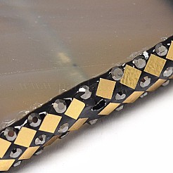 Прямоугольник природных агатовые бусы G-M271-09