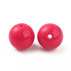 Непрозрачные акриловые бусины&nbsp;SACR-WH0001-32B