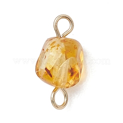 Натуральные янтарные соединительные подвески&nbsp;PALLOY-JF05158