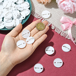 80 шт. пластиковая основа для броши&nbsp;KY-SC0002-39B