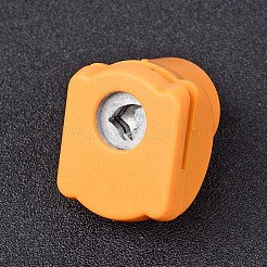 Случайные одноцветные или случайные смешанные цветные мини-наборы пластиковых бумажных перфораторов для скрапбукинга и бумажных поделок&nbsp;LS-AJEW-L051-10