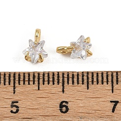 Стойки обшивки латунь микро проложить кубическую прелесть диоксида циркония&nbsp;LS-KK-H449-46G