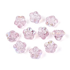 Стеклянные бусины с гальваническим покрытием &nbsp;EGLA-T021-22D