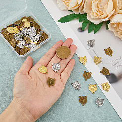 90шт 3 цвета подвески из цинкового сплава&nbsp;FIND-HY0003-43