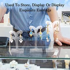 1 комплект акриловых сережек-башенок&nbsp;EDIS-TA0001-003C