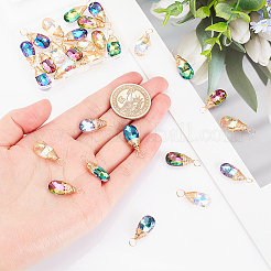 30шт. граненые стеклянные подвески&nbsp;FIND-GA0002-69