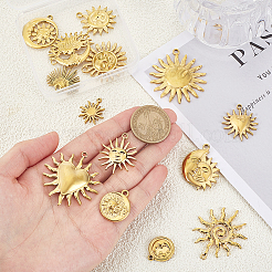 14 шт. 14 стиля подвески из нержавеющей стали 304&nbsp;STAS-PH0007-01G