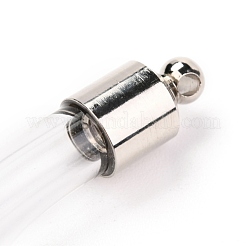 Кулон из прозрачной стеклянной бутылки&nbsp;GGLA-B001-04P