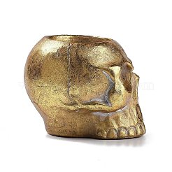Подсвечники из смолы с черепом на хэллоуин&nbsp;DJEW-R009-02