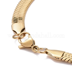 PVD вакуумное покрытие 304 нержавеющая сталь змеиные цепи ожерелья&nbsp;NJEW-O058-32G