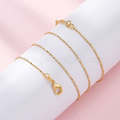 Латунные цепочки-цепочки «бостон» для женщин&nbsp;NJEW-D302-02G