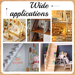 Миниатюрные украшения для деревянного пола&nbsp;FIND-WH0270-676