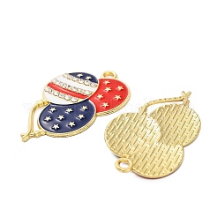 Подвески из сплава с эмалью ко дню независимости&nbsp;ENAM-G229-04G-01