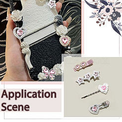 72 шт. 18 стиля кабошонов из смоляных стразов&nbsp;FIND-SP0004-44