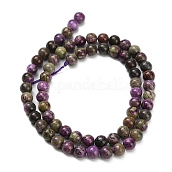 Натуральные нити атлантиситовых бусин из стихтита&nbsp;G-Z110-C06-6mm