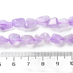 Нити бусин из натурального лавандового аметиста (окрашенного и нагретого) G-P497-01C-44