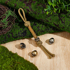 4шт 2 цвета латунные бусины&nbsp;KK-NB0003-97