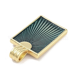 Настоящие позолоченные подвески из латуни с покрытием из 18-каратной эмали&nbsp;KK-M293-43G-01