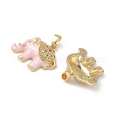 Латунные микро проложить кубического циркония подвески&nbsp;KK-F924-20B-G03