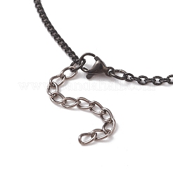 Изготовление браслета из витой цепи из нержавеющей стали 304&nbsp;AJEW-JB01514