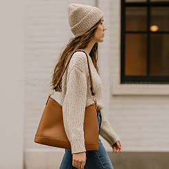 1 шт. ручки для сумки из коровьей кожи с застежками из сплава&nbsp;FIND-PH0028-16A