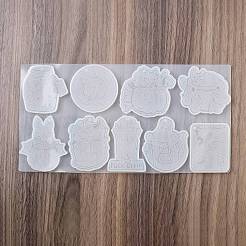 DIY силиконовые Молды для кулонов на тему Хэллоуина&nbsp;HAWE-PW0001-034B