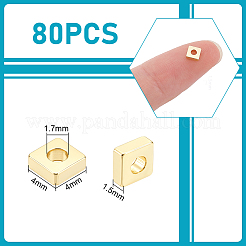 80 шт. Латунные дистанционные бусины&nbsp;KK-UN0005-10