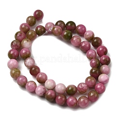 Природные окрашенные белого нефрита нитей бисера&nbsp;G-M402-C03-28