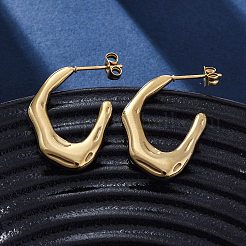 Серьги-гвоздики из нержавеющей стали 304&nbsp;EJEW-B108-18G